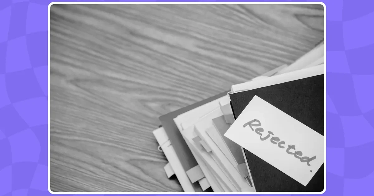 Tender documents with a rejected tag, illustrating how to filter opportunities